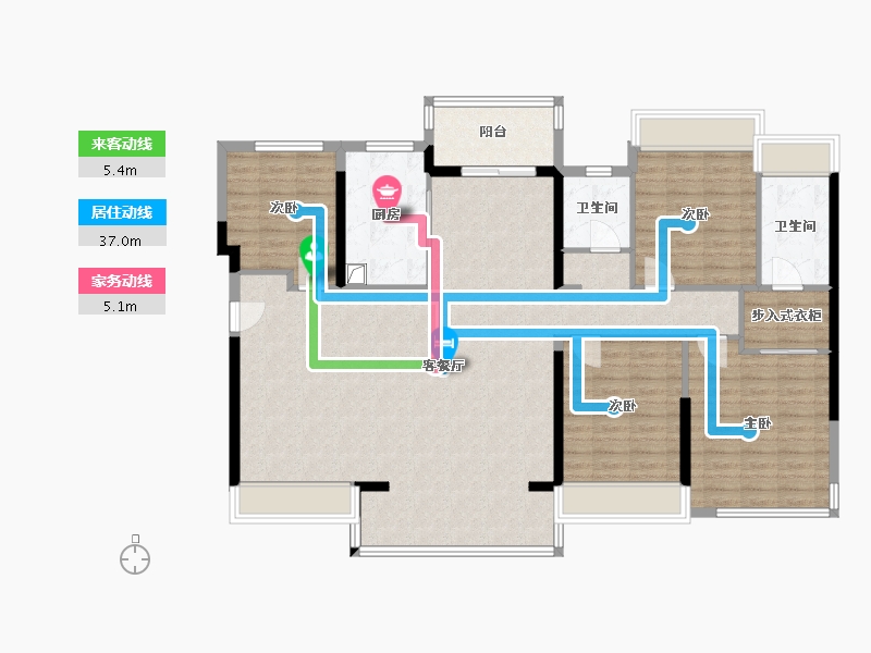 广东省-江门市-建发和玺-138.00-户型库-动静线