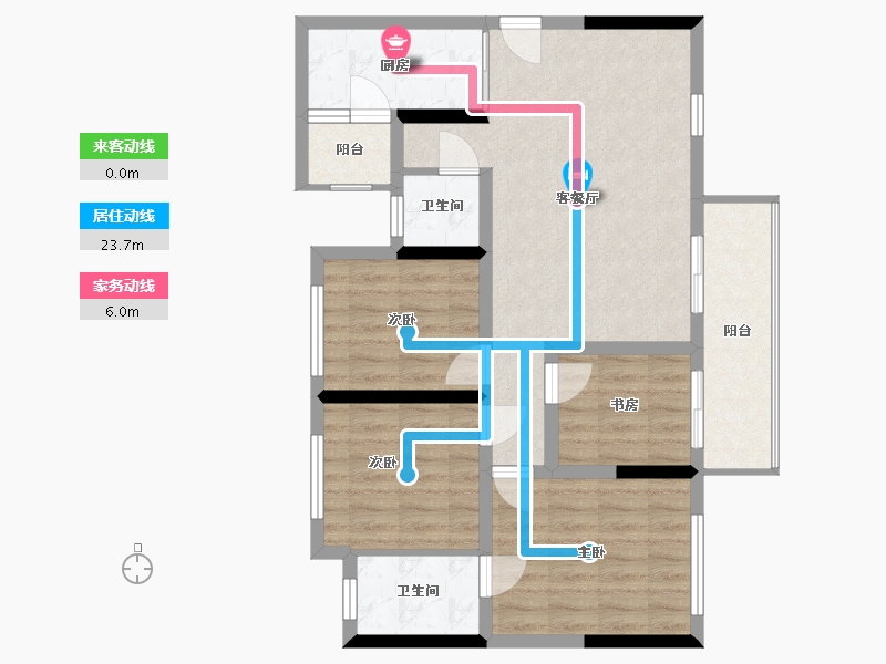 四川省-遂宁市-正黄金域香江-82.17-户型库-动静线