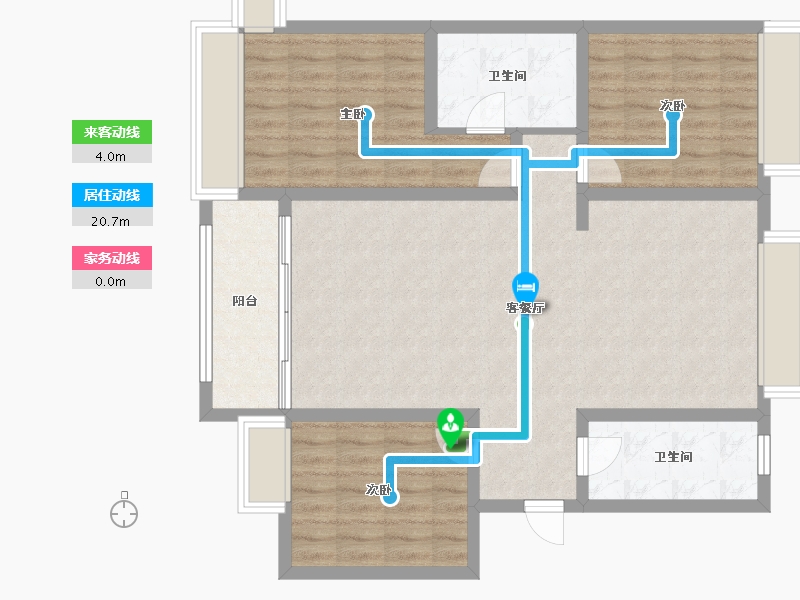 河北省-石家庄市-祥云国际-110.19-户型库-动静线