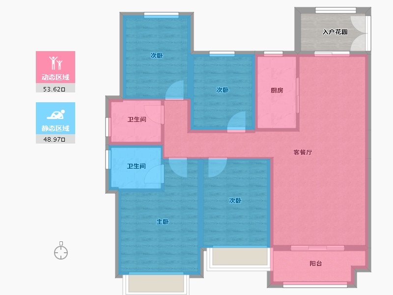 山西省-运城市-五洲观山悦-108.00-户型库-动静分区