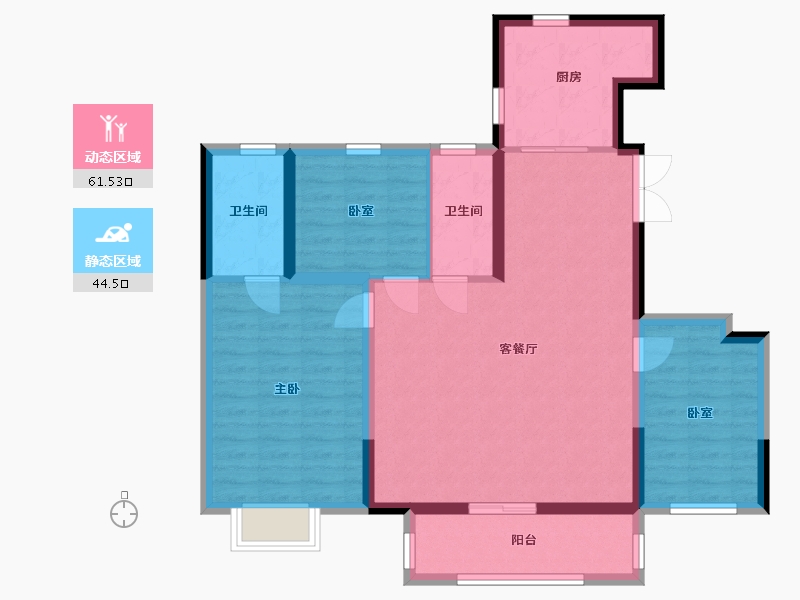 河北省-承德市-盛和居小区-103.37-户型库-动静分区