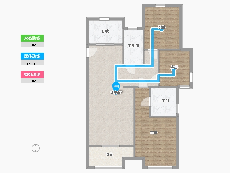 河北省-石家庄市-高远森霖城(一区)-99.79-户型库-动静线