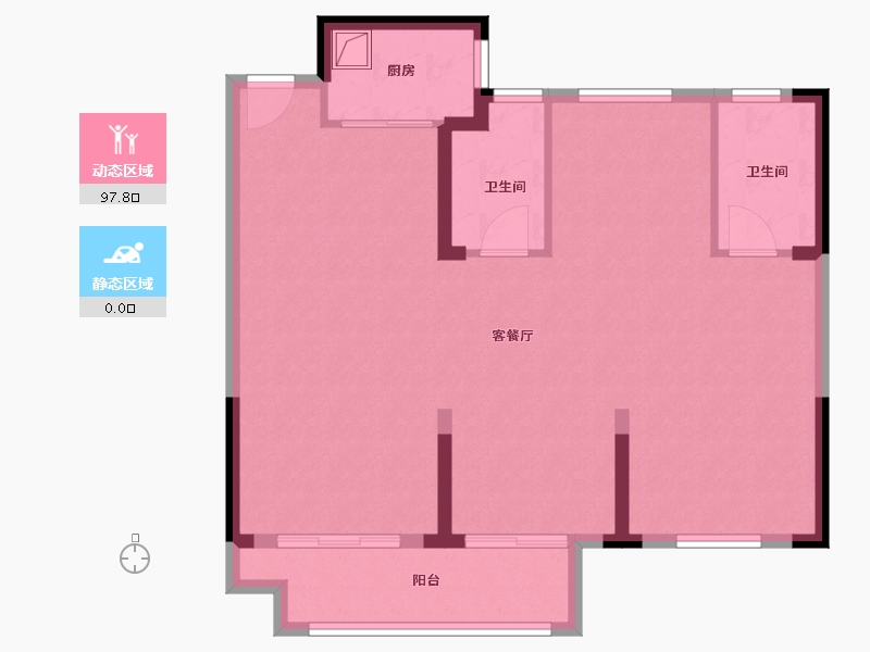 浙江省-温州市-新鸿 万锦城-89.00-户型库-动静分区