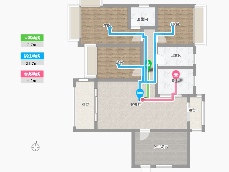 湖南省-株洲市-天玺湾-二期-99.20-户型库-动静线