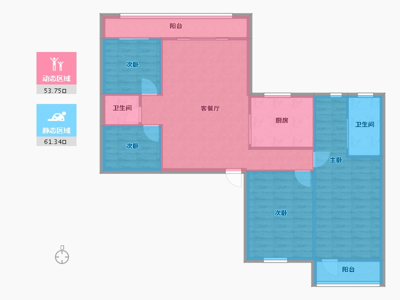 湖南省-长沙市-协信星澜汇-112.00-户型库-动静分区