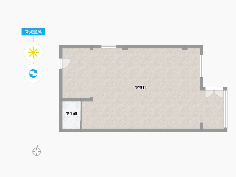 辽宁省-阜新市-万宏·自在成-208.00-户型库-采光通风