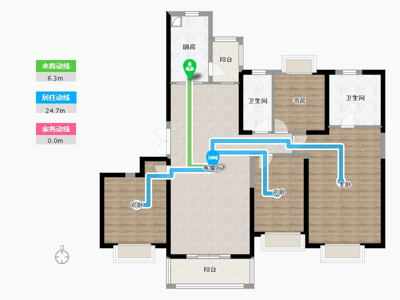 广东省-汕尾市-恒大品清首府-156.40-户型库-动静线