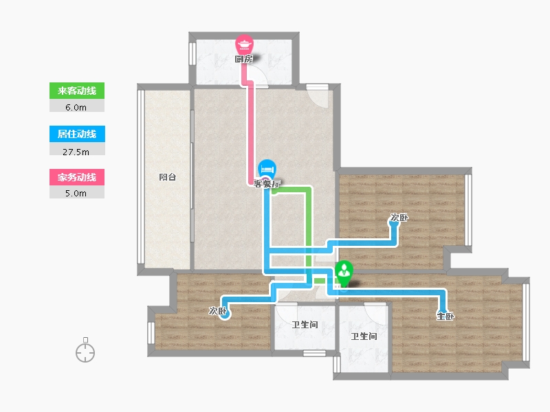 四川省-成都市-枫尚云锦-101.48-户型库-动静线