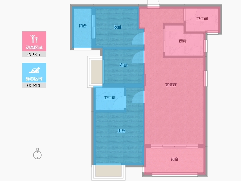 福建省-泉州市-富临国际-79.14-户型库-动静分区