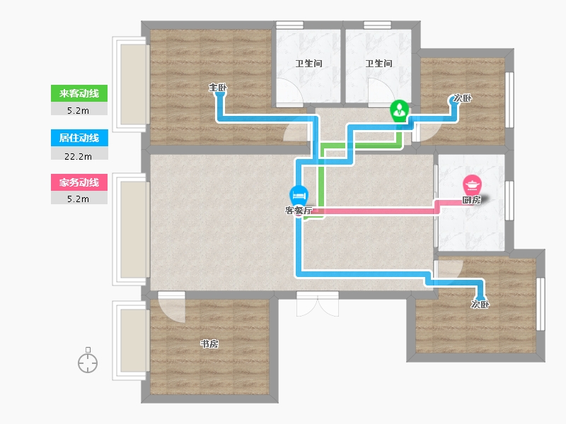 河北省-保定市-春语岚庭-98.38-户型库-动静线