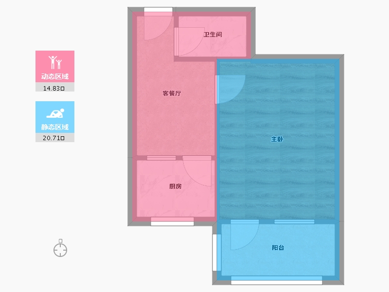 浙江省-杭州市-辰园-33.00-户型库-动静分区