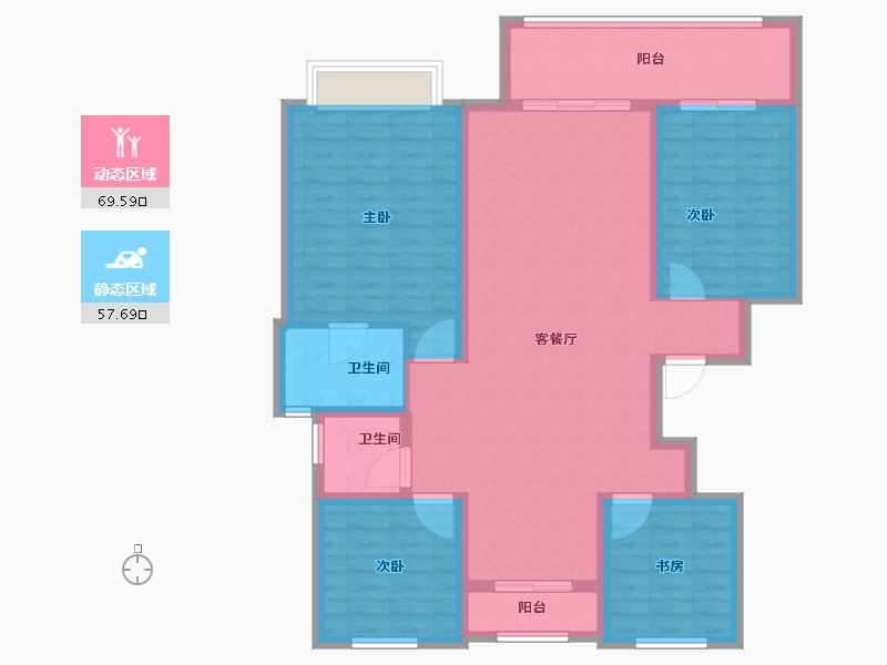 山东省-德州市-檀府-114.54-户型库-动静分区