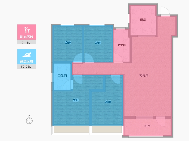 山东省-青岛市-海尚府-124.00-户型库-动静分区