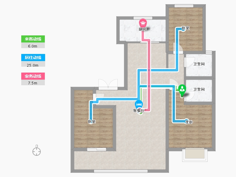 河北省-石家庄市-云和赋-102.00-户型库-动静线