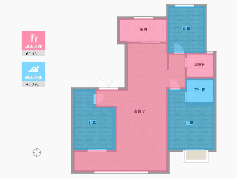 河北省-石家庄市-云和赋-102.00-户型库-动静分区