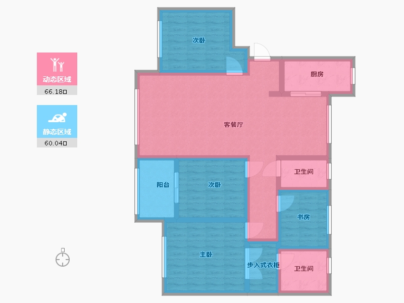 山东省-淄博市-中房翡翠馨居-112.00-户型库-动静分区