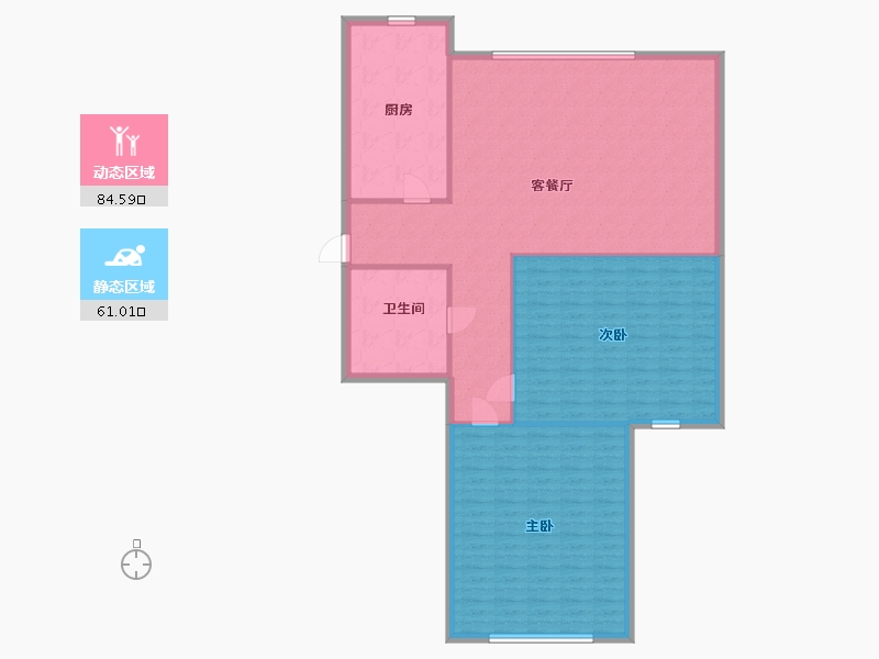 江苏省-常州市-怡康花园-136.00-户型库-动静分区