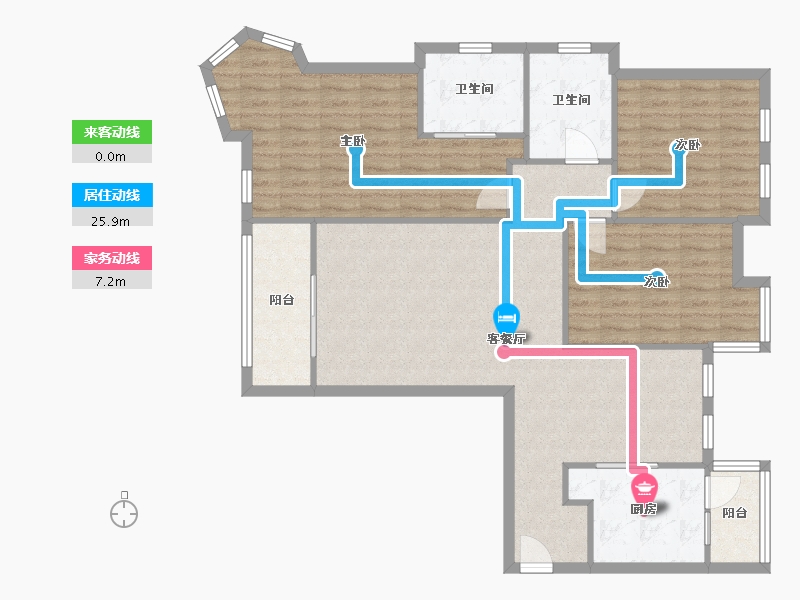 江苏省-苏州市-世茂东壹号-112.00-户型库-动静线