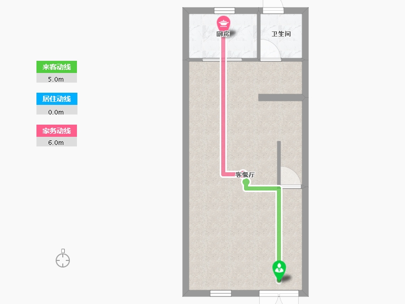 河北省-廊坊市-孔雀城二期麟园-101.00-户型库-动静线