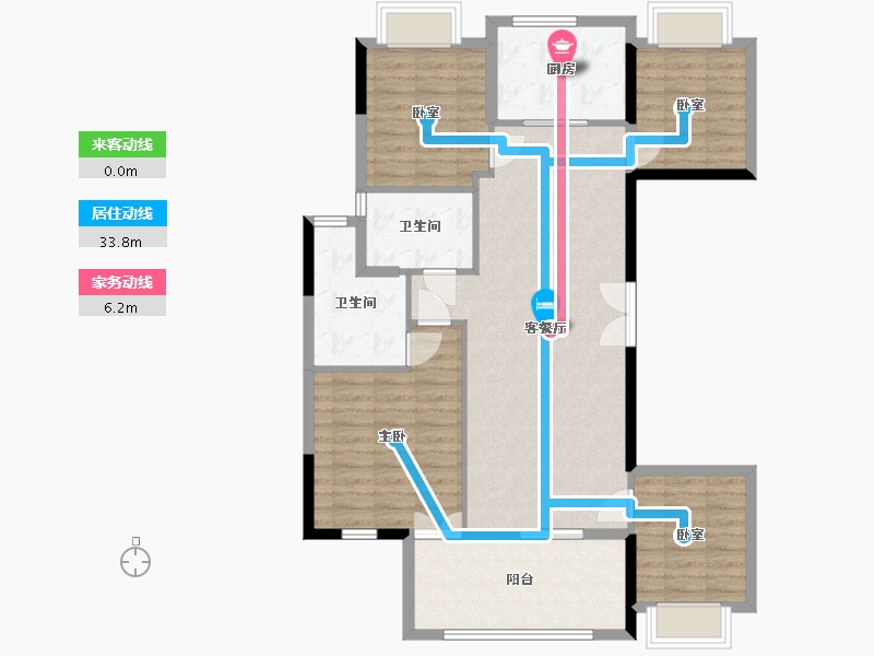 广东省-广州市-天健云山府-113.83-户型库-动静线