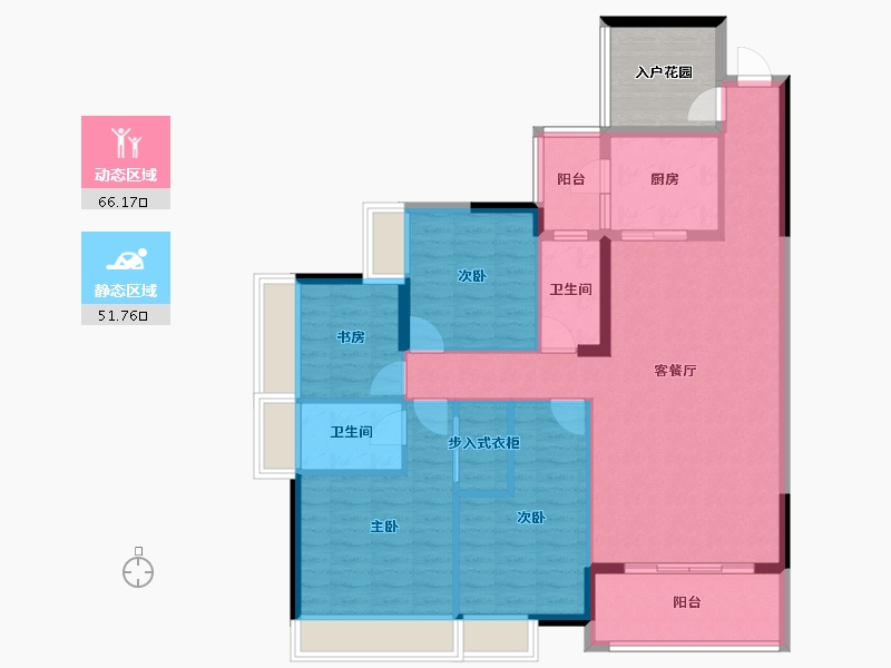 广东省-广州市-公园里(春晓花园)-115.00-户型库-动静分区