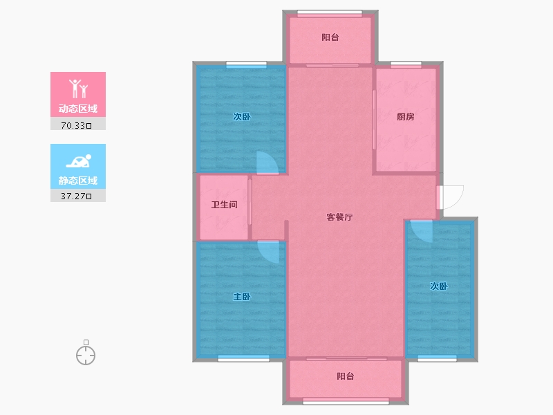 河北省-保定市-华源·博雅馨园-99.42-户型库-动静分区