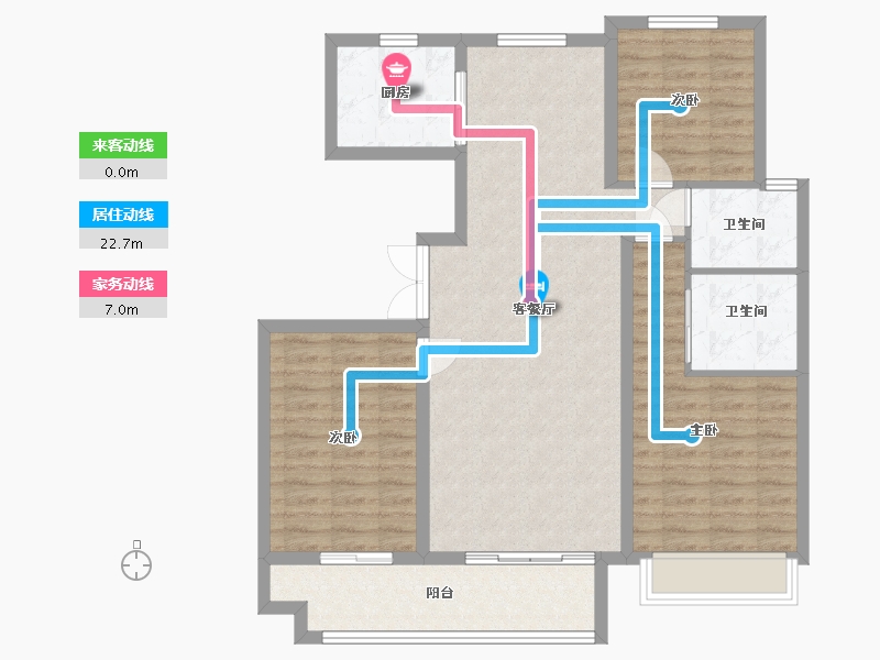 河北省-邢台市-悦湖公馆-111.96-户型库-动静线