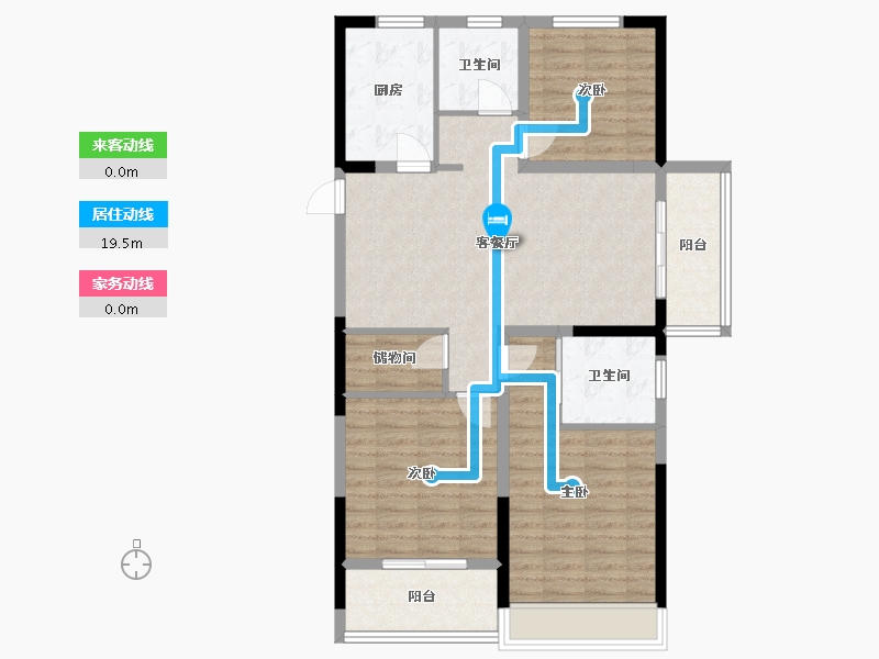 安徽省-宿州市-君悦学府-96.00-户型库-动静线