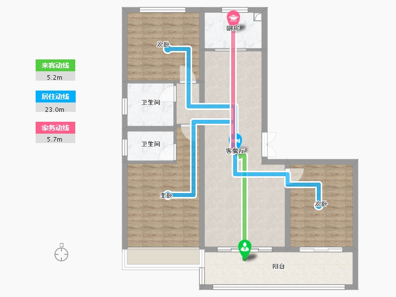 河南省-焦作市-世和府-101.00-户型库-动静线