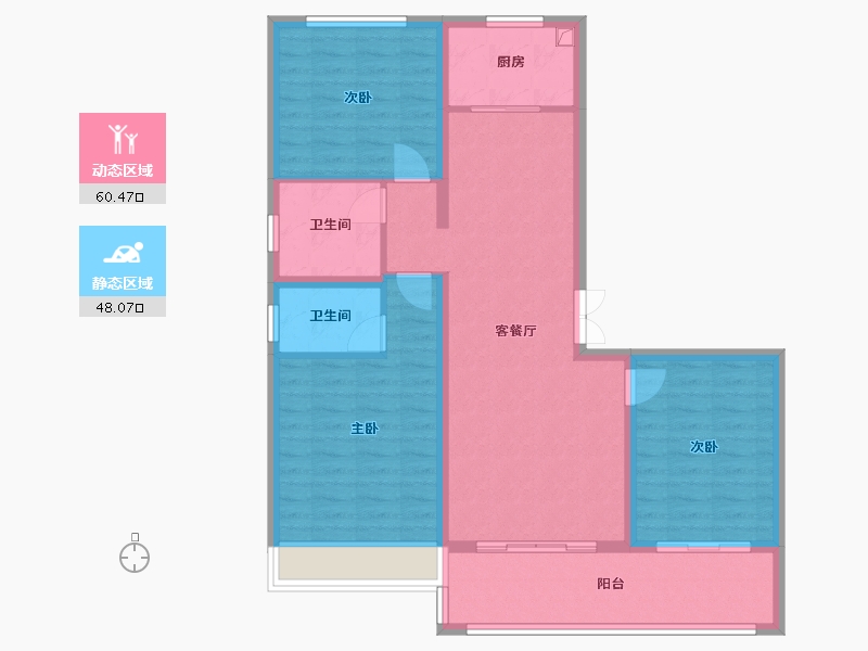 河南省-焦作市-世和府-101.00-户型库-动静分区