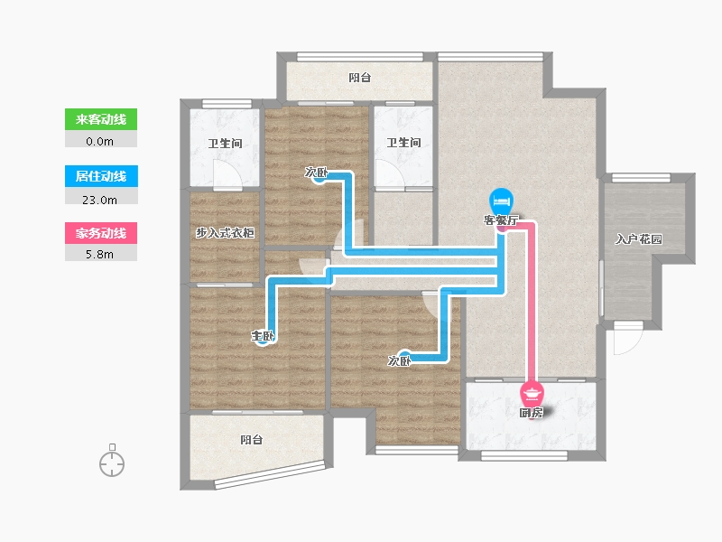 广西壮族自治区-柳州市-怡和天成苑-112.00-户型库-动静线