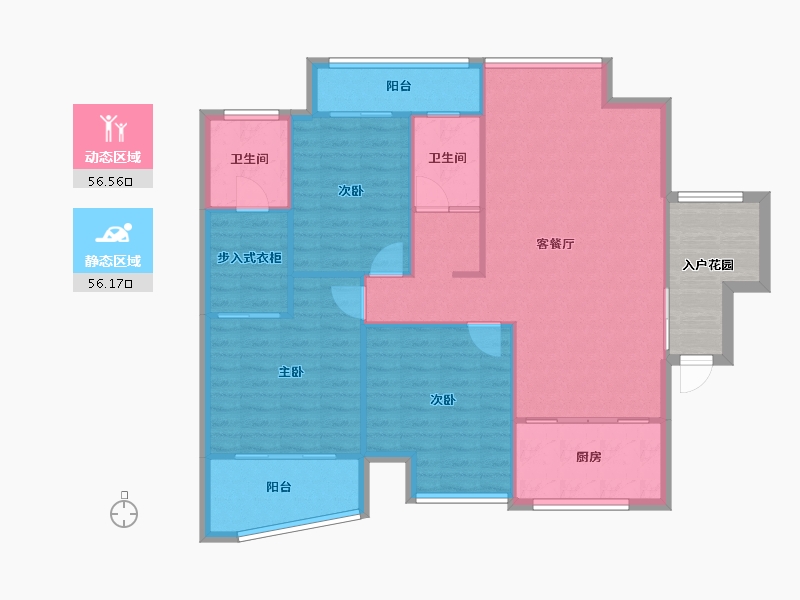 广西壮族自治区-柳州市-怡和天成苑-112.00-户型库-动静分区