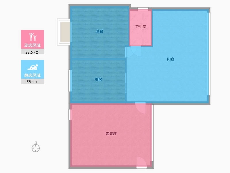 贵州省-黔南布依族苗族自治州-荔泉苑2期-224.15-户型库-动静分区