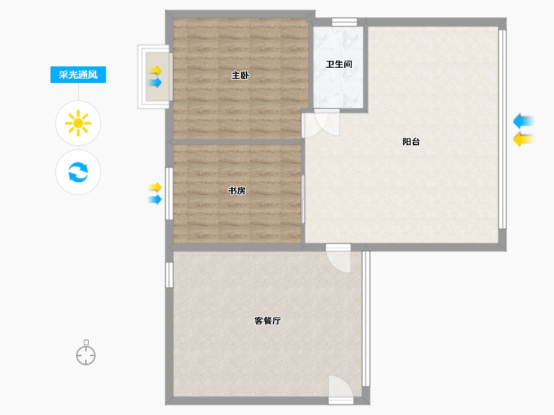 贵州省-黔南布依族苗族自治州-荔泉苑2期-224.15-户型库-采光通风