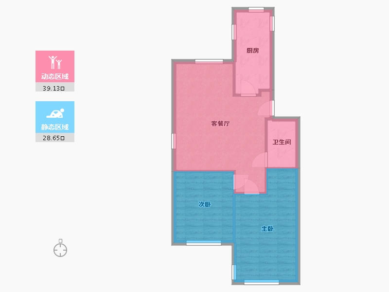 山东省-青岛市-兴华苑-71.79-户型库-动静分区