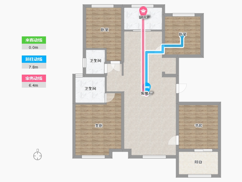 山东省-潍坊市-安丘华夏天元-114.48-户型库-动静线