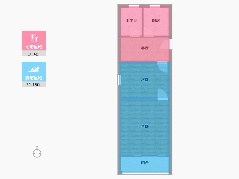 上海-上海市-真光新村第七小区-40.00-户型库-动静分区