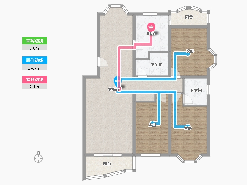 北京-北京市-新华联锦园-117.92-户型库-动静线