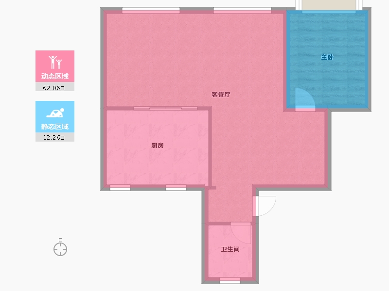 江苏省-苏州市-湖悦天境-80.00-户型库-动静分区