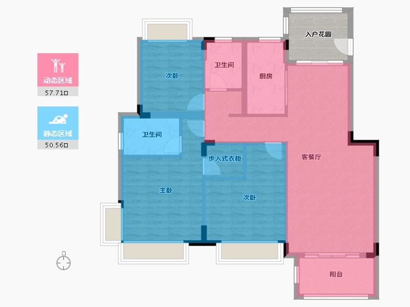 四川省-成都市-御源大湖区-95.42-户型库-动静分区