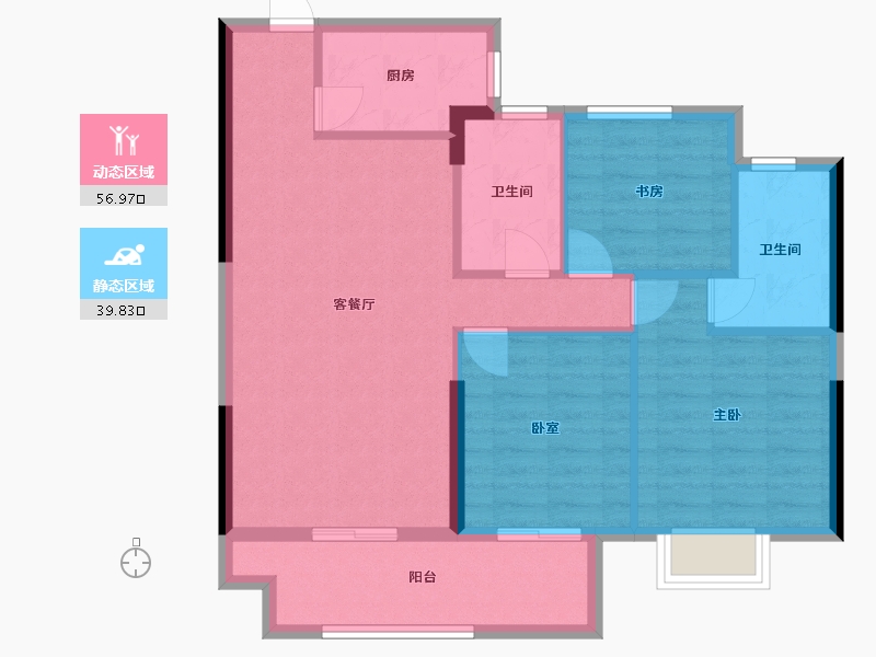 江西省-萍乡市-水墨华府-87.13-户型库-动静分区