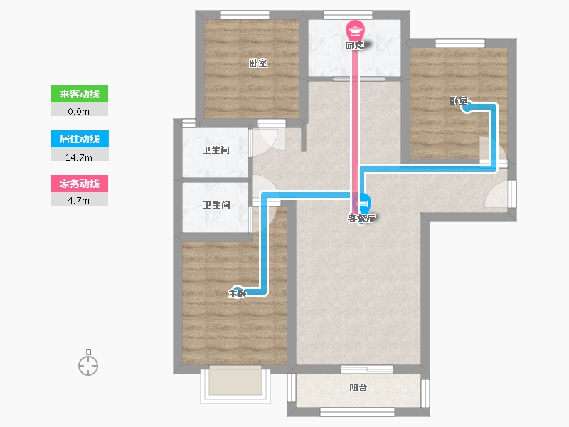 河北省-保定市-欧陆园-88.00-户型库-动静线