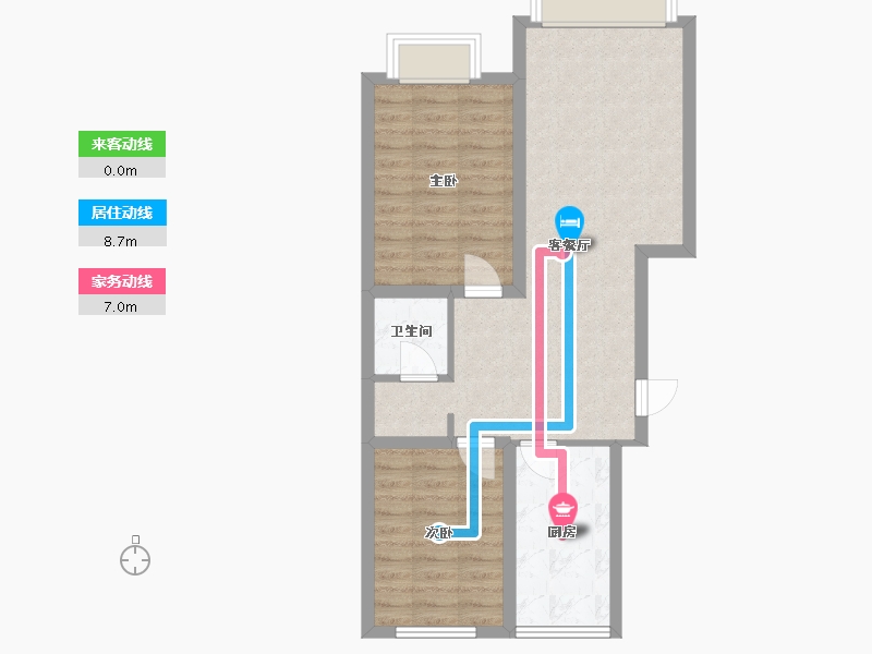 内蒙古自治区-通辽市-北京观筑-75.18-户型库-动静线