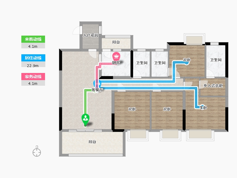 广东省-清远市-云山诗意-128.26-户型库-动静线