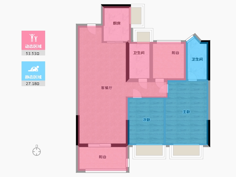 广东省-佛山市-城发-71.20-户型库-动静分区