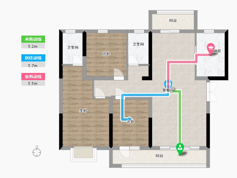 河南省-南阳市-建控江山汇-92.00-户型库-动静线