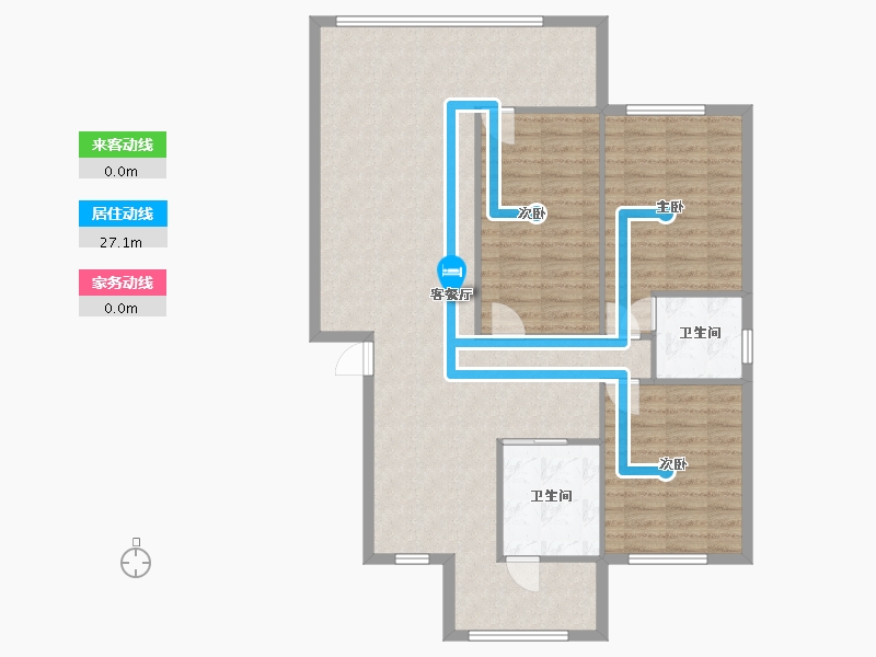 广西壮族自治区-南宁市-政府宿舍-102.50-户型库-动静线