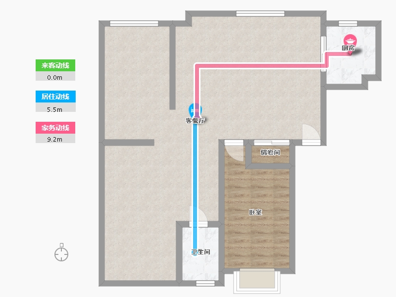 福建省-厦门市-水晶湖郡-110.58-户型库-动静线