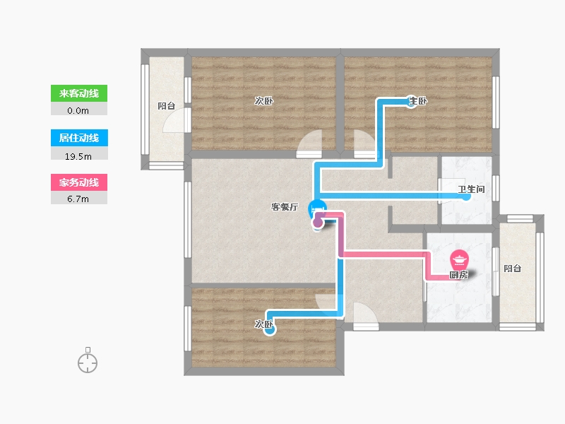 河北省-廊坊市-阳光小区东区-91.20-户型库-动静线