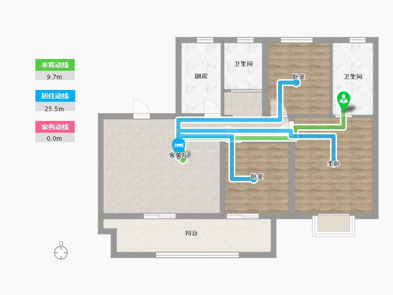 安徽省-滁州市-盛和府-95.00-户型库-动静线